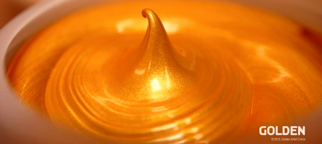 Golden Heavy Body Iridescent Acrylics